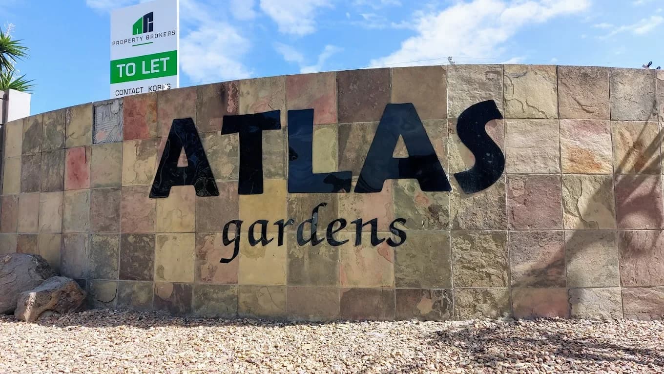 site entrance clean at Atlas Business Park