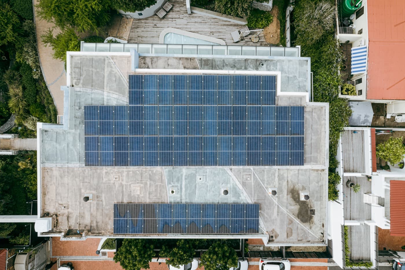 solar array top at Bantry Hills