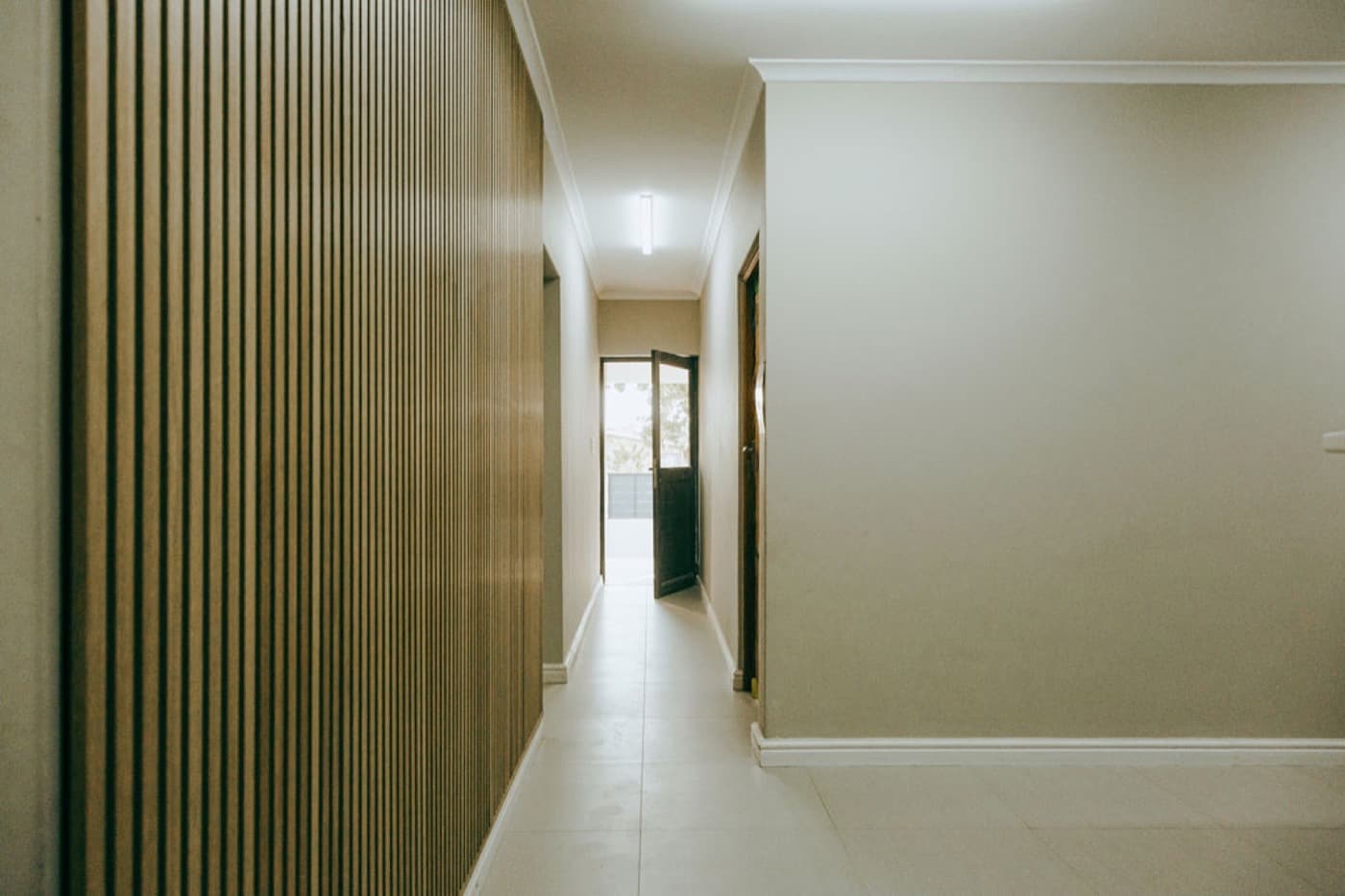 corridor lighting at Cresca Primary School