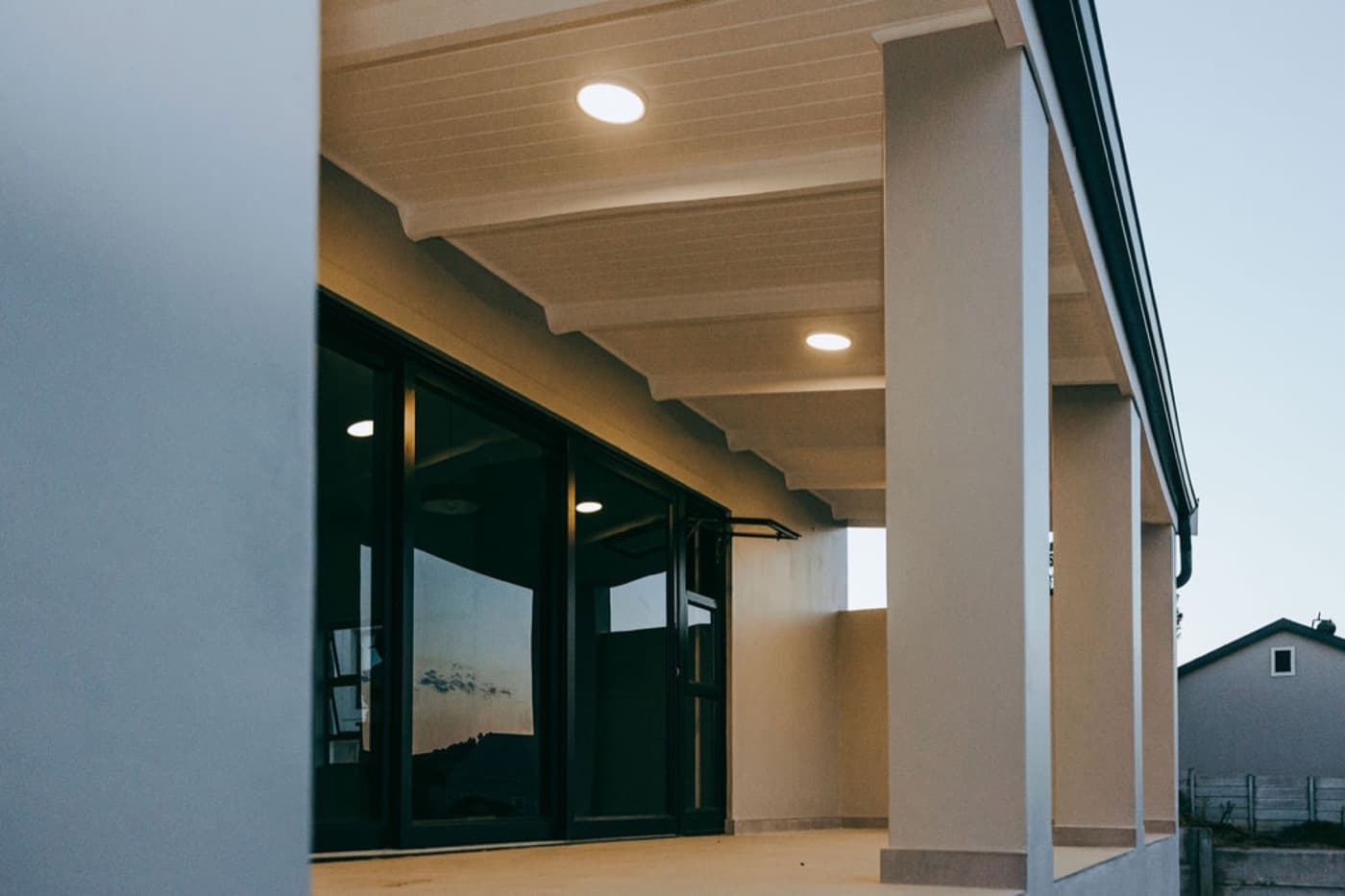 exterior lighting at Merino Street