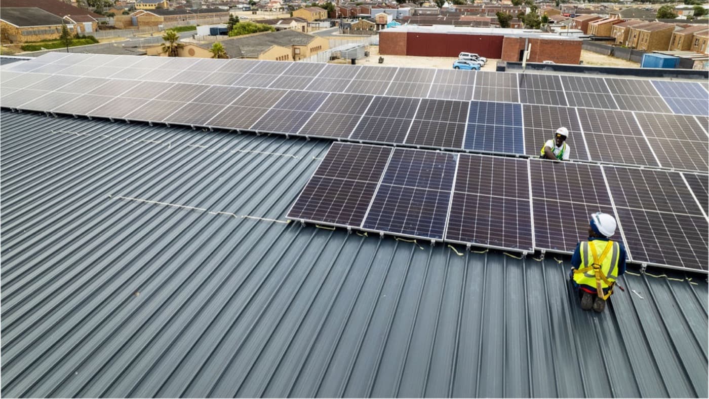 solar team roof at R-Labs