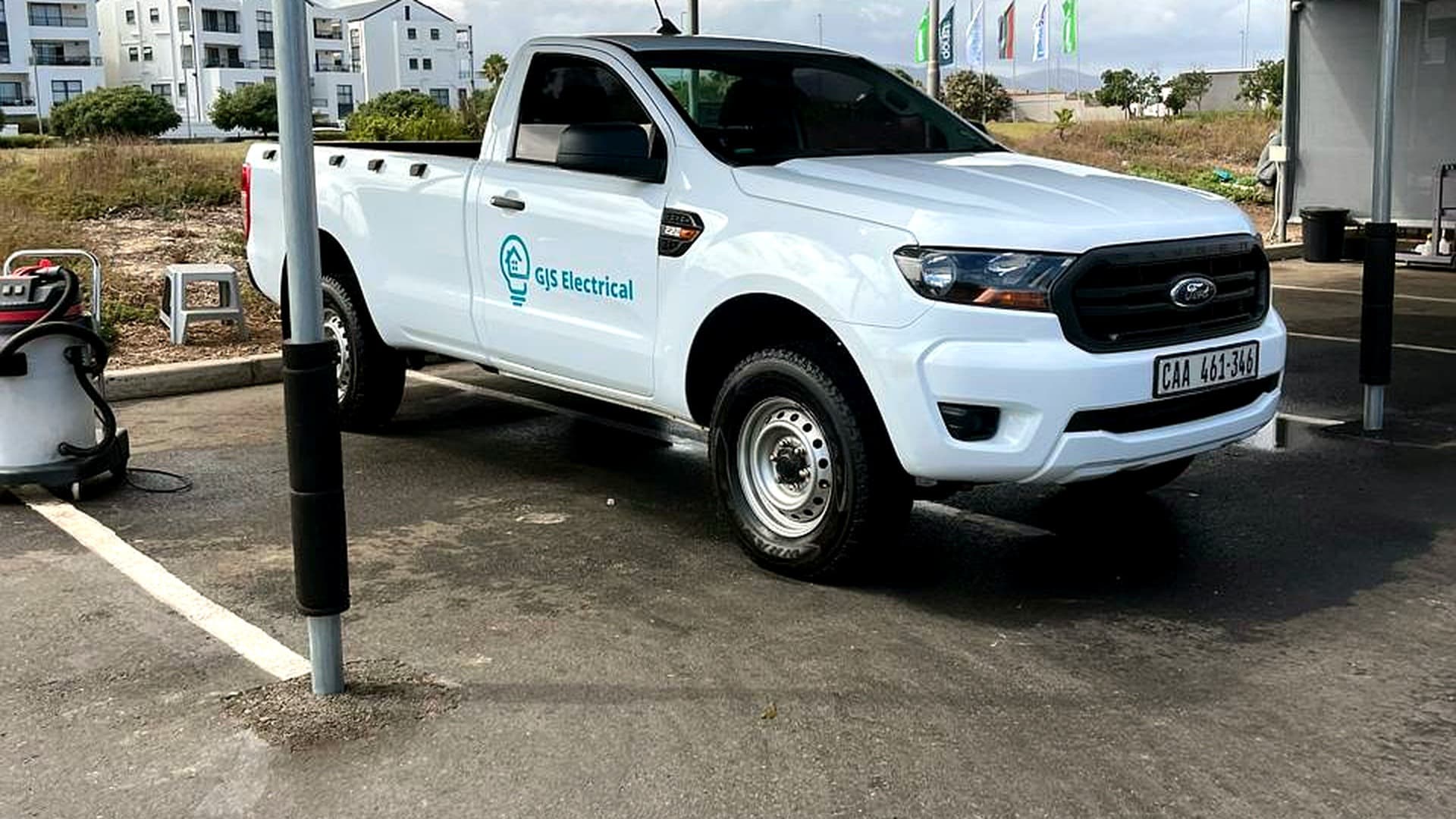 Branded GJS Electrical service vehicle